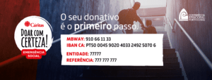 Donativo para a campanha doar com certeza